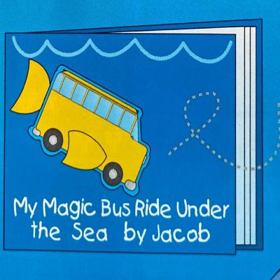 Creative Shapes Etc. - Large Notepad - School Bus Image 2