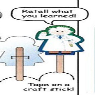 Creative Shapes Etc. - Large Notepad - Scientist Image 2