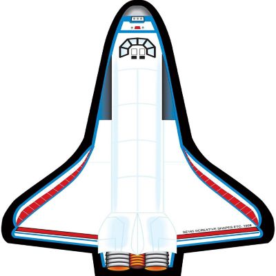 Creative Shapes Etc. - Large Notepad - Space Shuttle Image 1