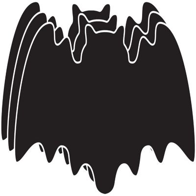 Creative Shapes Etc. - Large Single Color Creative Foam Craft Cut-outs - Bat Image 1