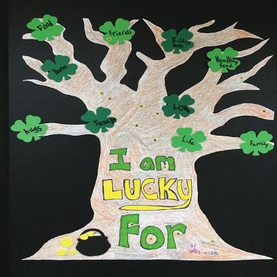 Creative Shapes Etc. - Large Single Color Creative Foam Craft Cut-outs - Four Leaf Clover Image 3