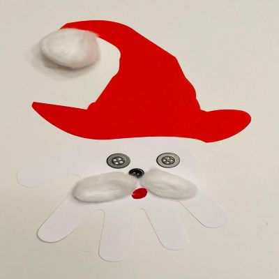 Creative Shapes Etc. - Large Single Color Creative Foam Craft Cut-outs - Santa Hat Image 2