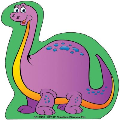 Creative Shapes Etc. - Mini Notepad - Brontosaurus Image 1