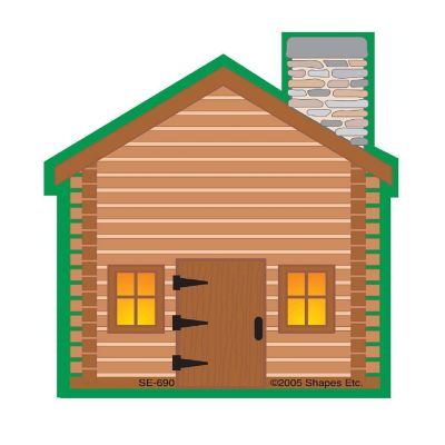 Creative Shapes Etc. - Mini Notepad - Cabin Image 1