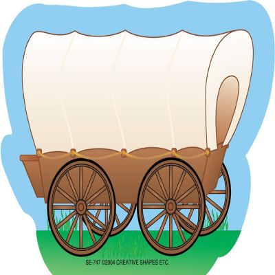 Creative Shapes Etc. - Mini Notepad - Conestoga Wagon Image 1