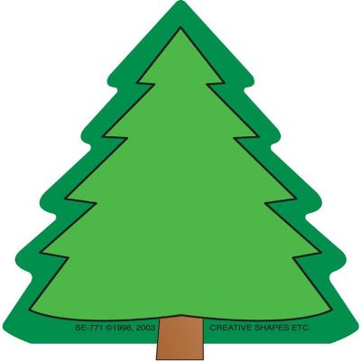 Creative Shapes Etc. - Mini Notepad - Fir Tree Image 1