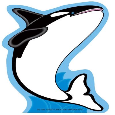 Creative Shapes Etc. - Mini Notepad - Killer Whale Image 1