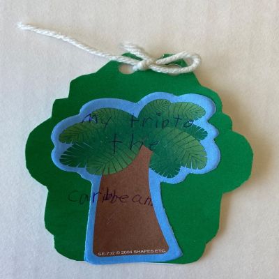 Creative Shapes Etc. - Mini Notepad - Palm Tree Image 1