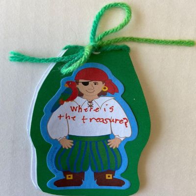 Creative Shapes Etc. - Mini Notepad - Pirate/boy Image 1