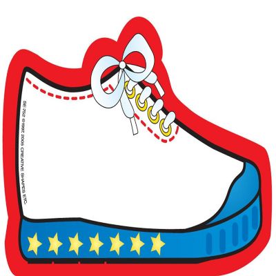Creative Shapes Etc. - Mini Notepad - Sneaker Image 1