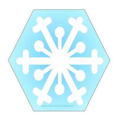 Creative Shapes Etc. - Mini Notepad - Snowflake Image 1