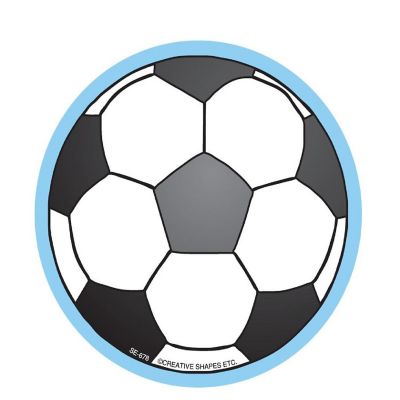 Creative Shapes Etc. - Mini Notepad - Soccerball Image 1