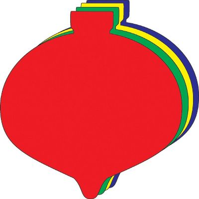Creative Shapes Etc. - Ornament Assorted Color Creative Cut-outs- 5.5" Image 1