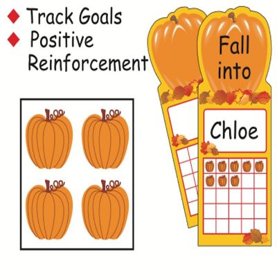 Creative Shapes Etc. - Personal Incentive Chart - Pumpkin Image 1