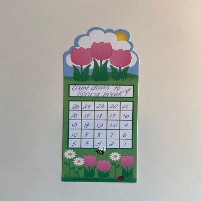 Creative Shapes Etc. - Personal Incentive Chart - Spring Flower Image 1