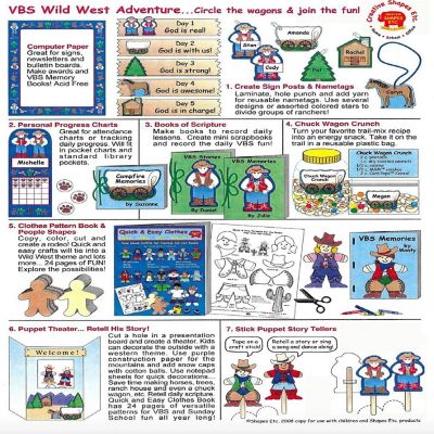 Creative Shapes Etc. - Personal Incentive Chart - Western Image 2