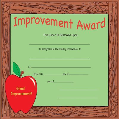 Creative Shapes Etc. - Recognition Certificate - Improvement Award Image 1