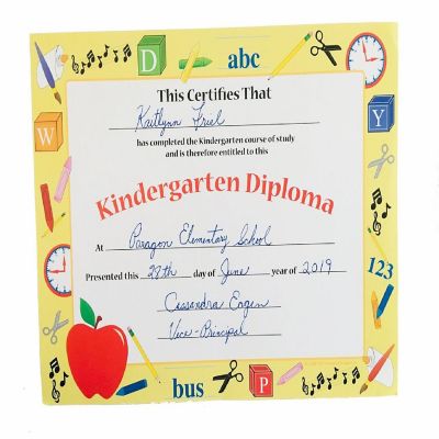 Creative Shapes Etc. - Recognition Certificate - Kindergarten Diploma Image 1