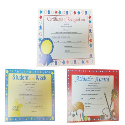 Creative Shapes Etc. - Recognition Certificate - Perfect Attendance Image 1