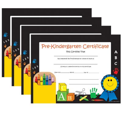 Creative Shapes Etc. - Recognition Certificate - Pre-k Certificate Image 1