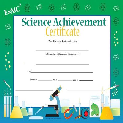 Creative Shapes Etc. - Recognition Certificate - Science Achievement Image 1