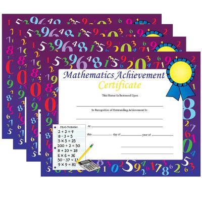 Creative Shapes Etc. - Recognition Certificates - Mathematics Achievement Image 1