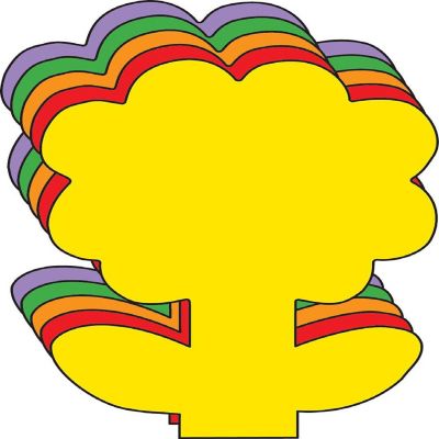 Creative Shapes Etc. - Small Assorted Cut-out - Flower Image 1