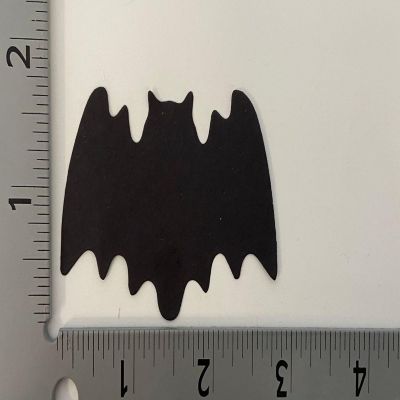 Creative Shapes Etc. - Small Single Color Construction Paper Craft Cut-out - Bat Image 2