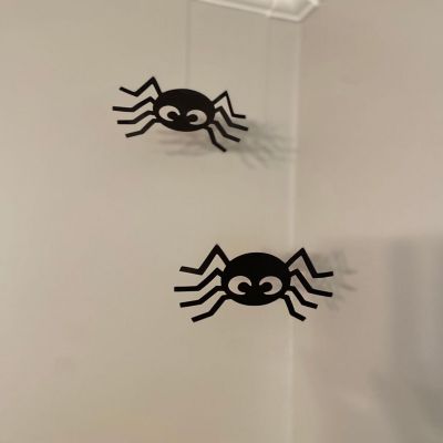Creative Shapes Etc. - Small Single Color Construction Paper Craft Cut-out - Spider Image 1