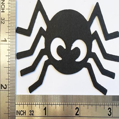 Creative Shapes Etc. - Small Single Color Construction Paper Craft Cut-out - Spider Image 2