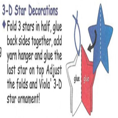 Creative Shapes Etc. - Small Tri Color Creative Foam Craft Cut-outs - Star Image 1