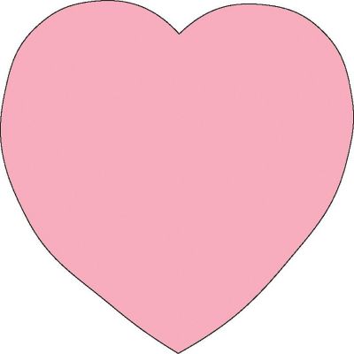 Creative Shapes Etc. - Sticky Shape Notepad - Pink Heart Image 1
