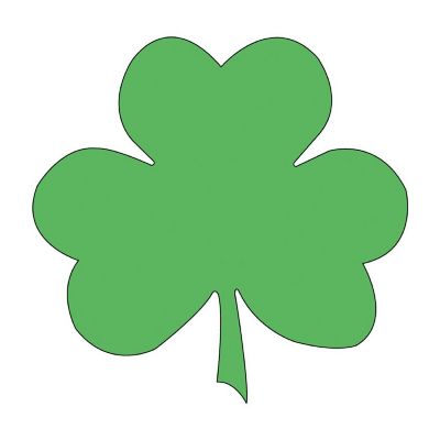 Creative Shapes Etc. - Sticky Shape Notepad - Shamrock Image 1