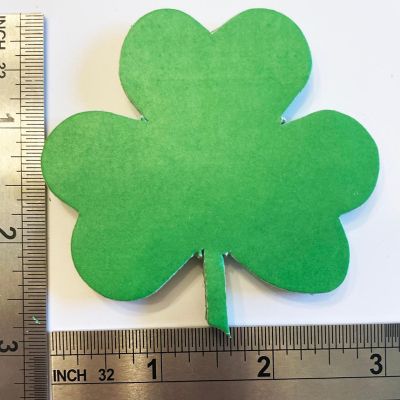 Creative Shapes Etc. - Sticky Shape Notepad - Shamrock Image 2