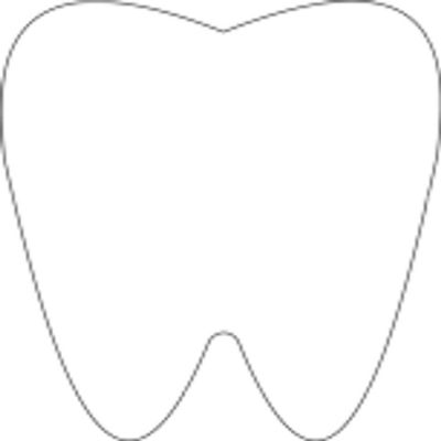 Creative Shapes Etc. - Sticky Shape Notepad - Tooth Image 1
