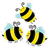 Creative Teaching Press Busy Bees 6" Designer Cut-Outs, 36 Per Pack, 3 Packs Image 1