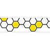 Creative Teaching Press Busy Bees Honeycomb EZ Border, 48 Feet Per Pack, 3 Packs Image 1