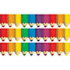 Creative Teaching Press Jumbo Color Pencils EZ Border, 48 Feet Per Pack, 3 Packs Image 1