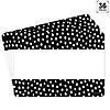 Creative Teaching Press Messy Dots on Black Labels, 3-1/2" x 2-1/2", 36 Per Pack, 6 Packs Image 2