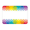 Creative Teaching Press Painted Palette Rainbow Scallops Name Tag Labels, 36 Per Pack, 6 Packs Image 1