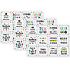 Creative Teaching Press Positive Mindset 10" Designer Cut-Outs, 12 Per Pack, 3 Packs Image 1