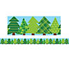 Creative Teaching Press Woodland Friends Patterned Pine Trees EZ Border, 48 Feet Per Pack, 3 Packs Image 1