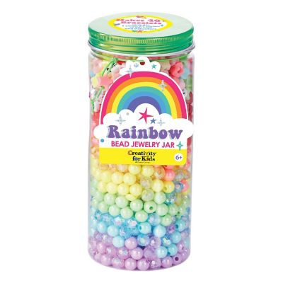Creativity for Kids Bead Jewelry Jar-Rainbow Image 1