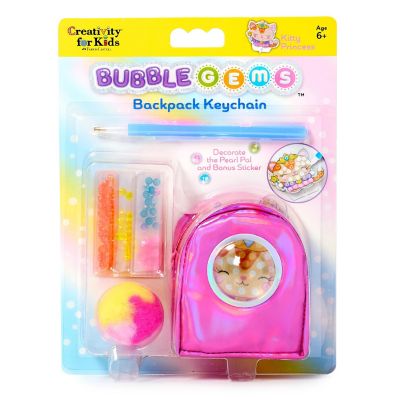 Creativity for Kids Bubble Gems(TM) Backpack Keychain Kit-Kitty Princess Image 1
