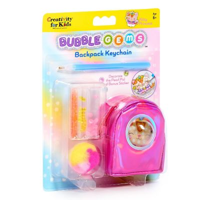 Creativity for Kids Bubble Gems(TM) Backpack Keychain Kit-Kitty Princess Image 1
