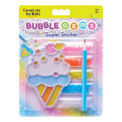 Creativity for Kids Bubble Gems(TM) Super Sticker Kit-Ice Cream Image 1