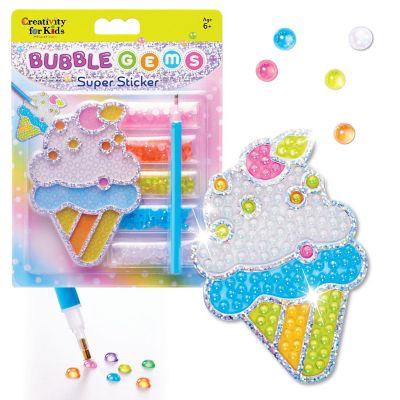 Creativity for Kids Bubble Gems(TM) Super Sticker Kit-Ice Cream Image 1