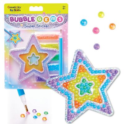 Creativity for Kids Bubble Gems(TM) Super Sticker Kit-Star Image 1