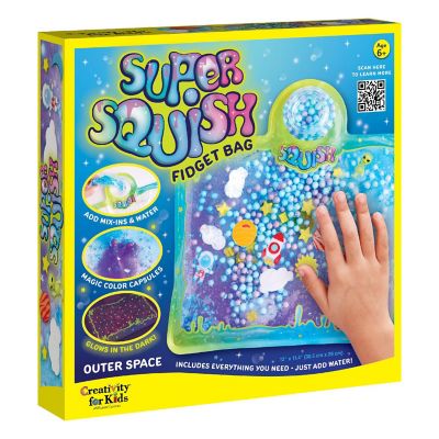 Creativity for Kids Super Squish Fidget Bag Kit-Outer Space Image 1