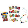 Creativity Street&#174; 100 Days of School Bead Necklace Kit, 12 Kits Per Pack, 3 Packs Image 1